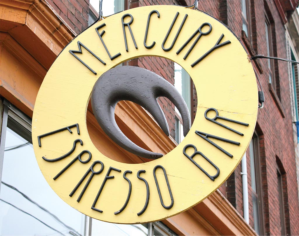 Mercury Espresso Bar Sign