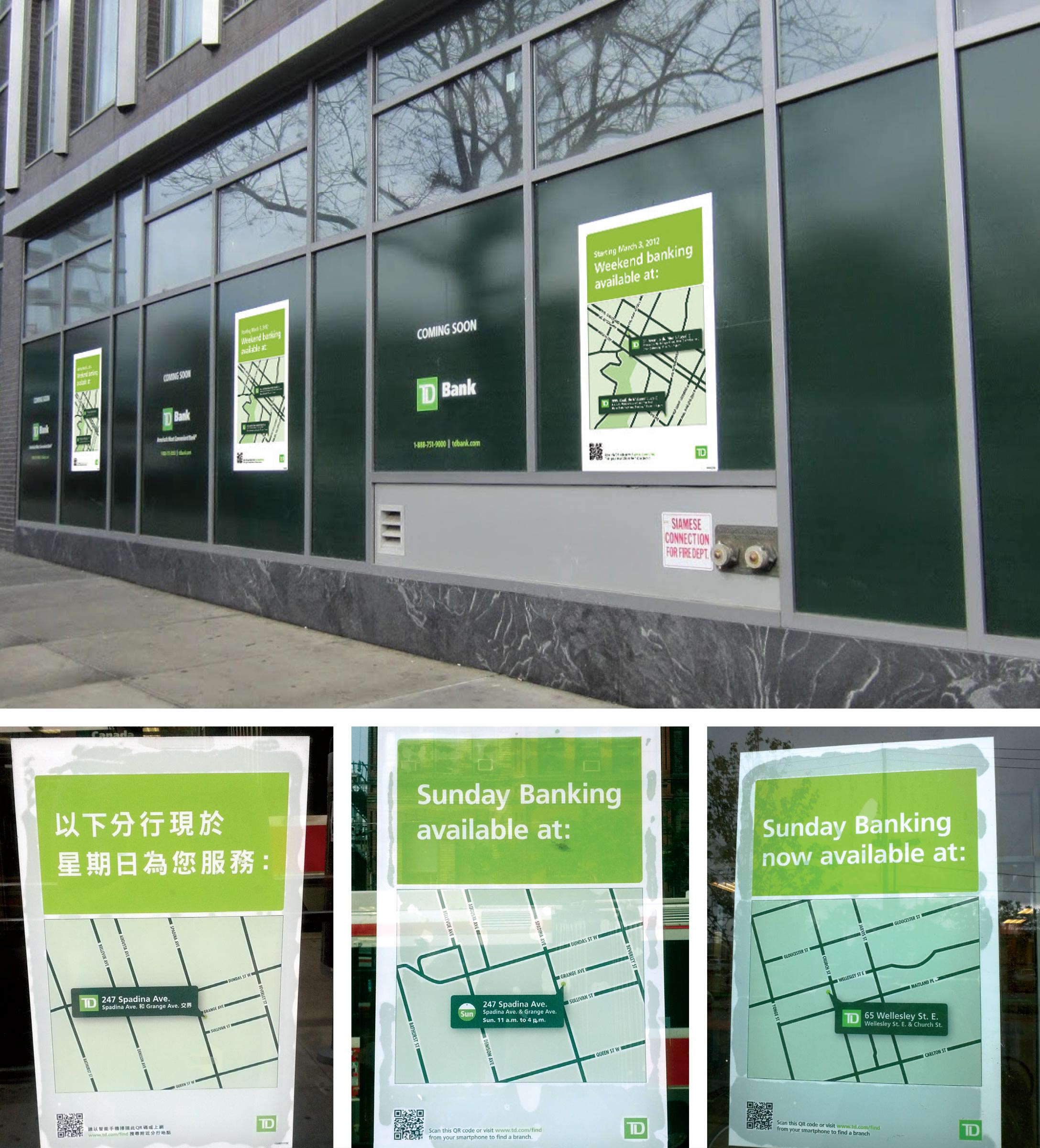 TD signage